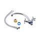 Lidz Змішувач для кухні Lamb 273F двохвентильний LDLAM273FCRM21890 Chrome