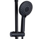 Lidz Комплект змішувачів для ванної кімнати Latwa 001Black+ Latwa 006Black+ Latwa 005Black+ Latwa 010Black+ Latwa 1030Black