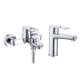Lidz Набір змішувачів Latwa 001 + Latwa 006 Chrome