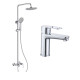 Lidz Набір змішувачів Latwa 001 + Latwa 1030 Chrome
