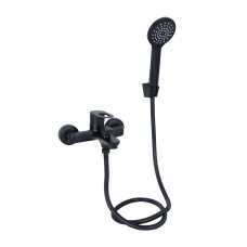 Lidz Змішувач для ванни Latwa 006 (з душовим гарнітуром) (k35) LDLAT006BLA45419 Black