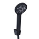 Lidz Змішувач для ванни Latwa 006 (з душовим гарнітуром) (k35) LDLAT006BLA45419 Black