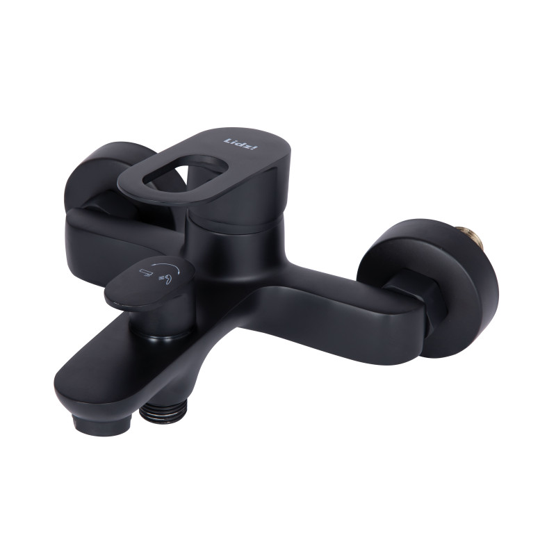 Lidz Змішувач для ванни Latwa 006 (з душовим гарнітуром) (k35) LDLAT006BLA45419 Black