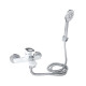 Lidz Змішувач для ванни Latwa 006 (з душовим гарнітуром) (k35) LDLAT006WHI45424 White