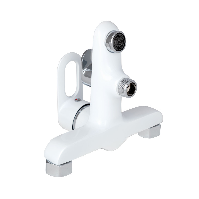 Lidz Змішувач для ванни Latwa 006 (з душовим гарнітуром) (k35) LDLAT006WHI45424 White