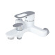 Lidz Змішувач для ванни Latwa 006 (з душовим гарнітуром) (k35) LDLAT006WHI45424 White