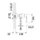 Lidz Змішувач для душу Latwa 010 (з душовим гарнітуром) (k40) LDLAT010WHI45426 White
