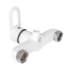 Lidz Змішувач для душу Latwa 010 (з душовим гарнітуром) (k40) LDLAT010WHI45426 White