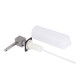 Lidz Дозатор для миючого засобу LK117 квадратний Brushed Steel (LDLK117BRU46399)
