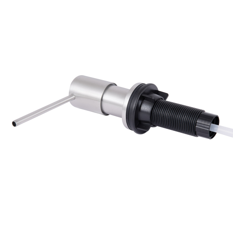 Lidz Дозатор для миючого засобу LK118 круглий Brushed Steel (LDLK118BRU46400)