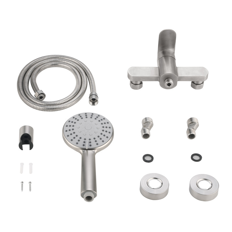 Змішувач для душу Lidz Luna 010 (k35) LDLUN010NKS49191 Nickel SD00055315