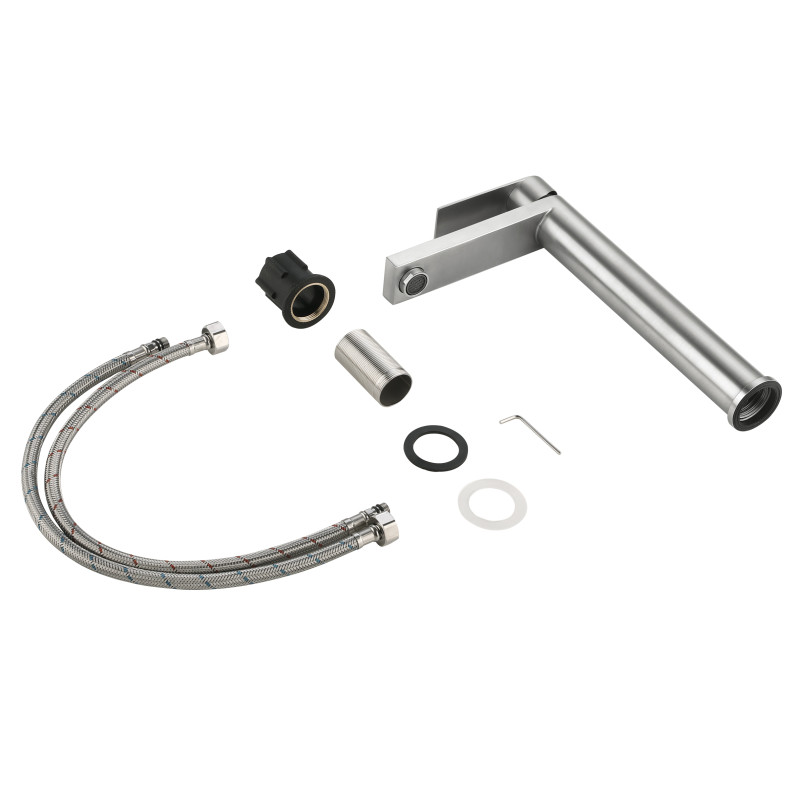 Змішувач для раковини високий Lidz Nexus 001FH (k35) LDNEX001FHNKS49185 Nickel SD00055309
