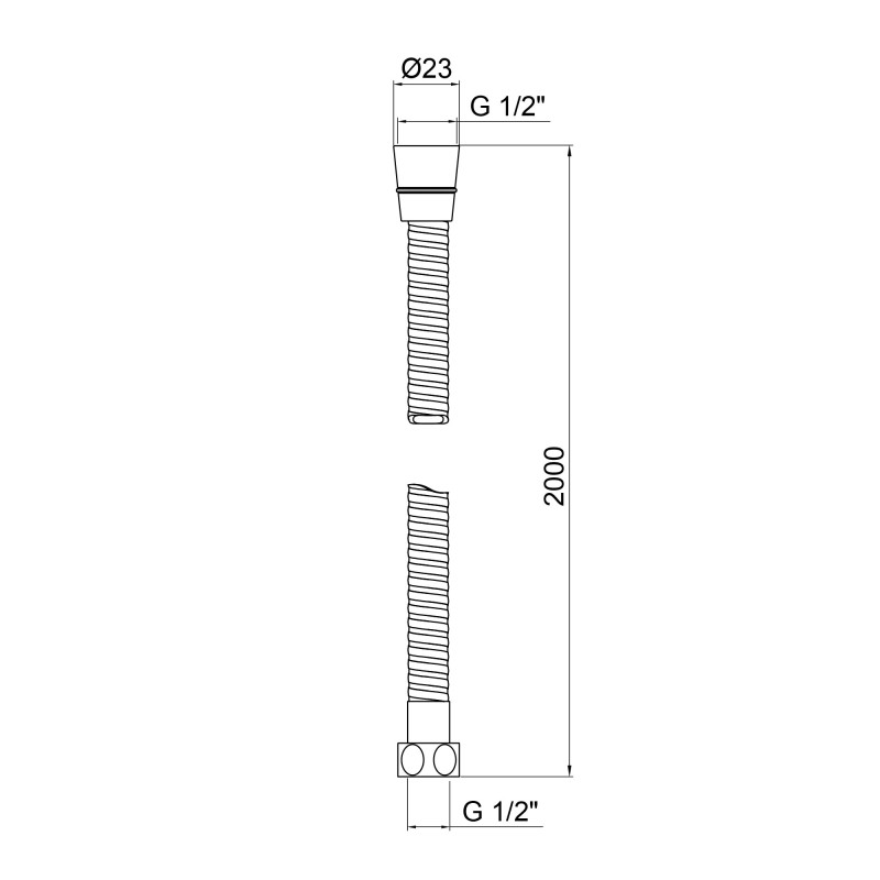 Lidz Шланг Niagara 04 2 м LDNIA04CRM35453 Chrome
