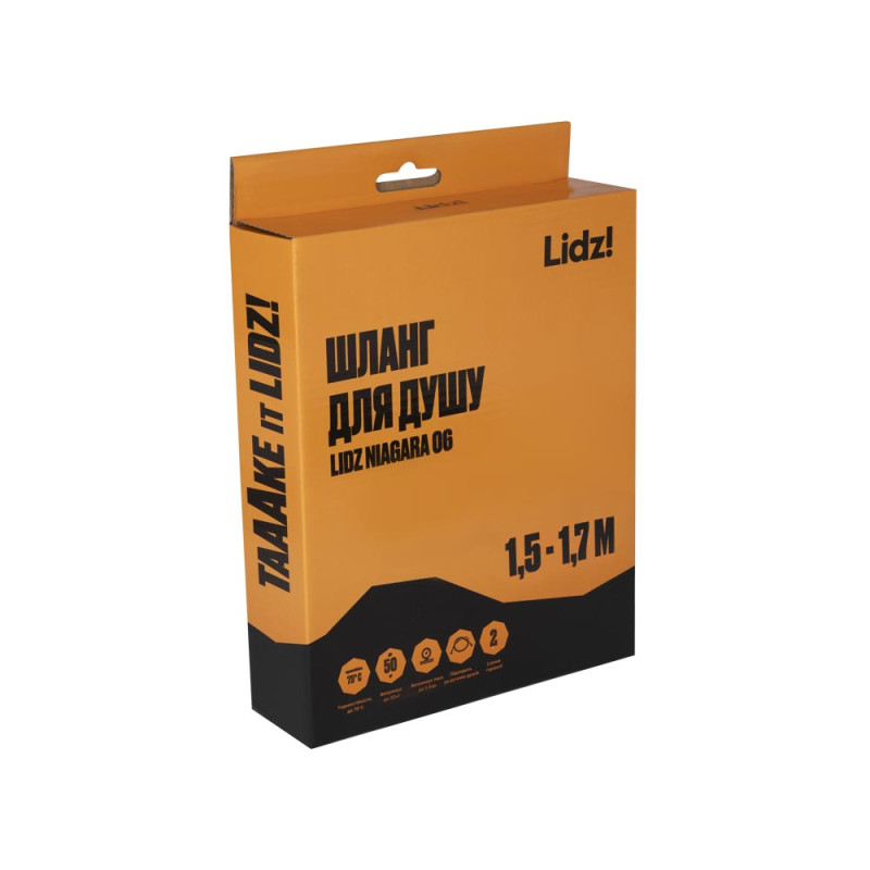 Lidz Шланг Niagara 06 1,5-1,7 м LDNIA06CRM35454 Chrome