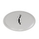 Lidz Лійка для верхнього душу Лейки Лейка 125 245 мм округла LDNIA125NKS37518 Nickel