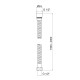 Lidz Шланг Niagara 13 1,5-2 м LDNIA13CRM35461 Chrome