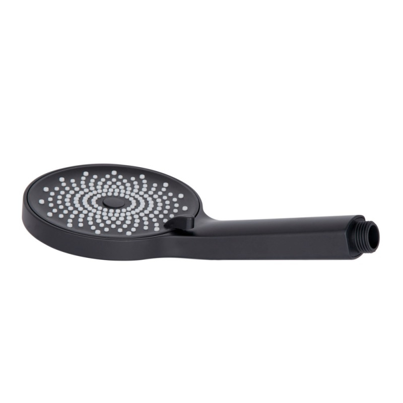 Лійка для ручного душу Lidz Niagara 32 120 мм округла LDNIA32BLM47555 Matt Black SD00053679