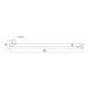 Lidz Вилив для змішувача Niagara 350 35 см LDNIA350CRM25834 Chrome