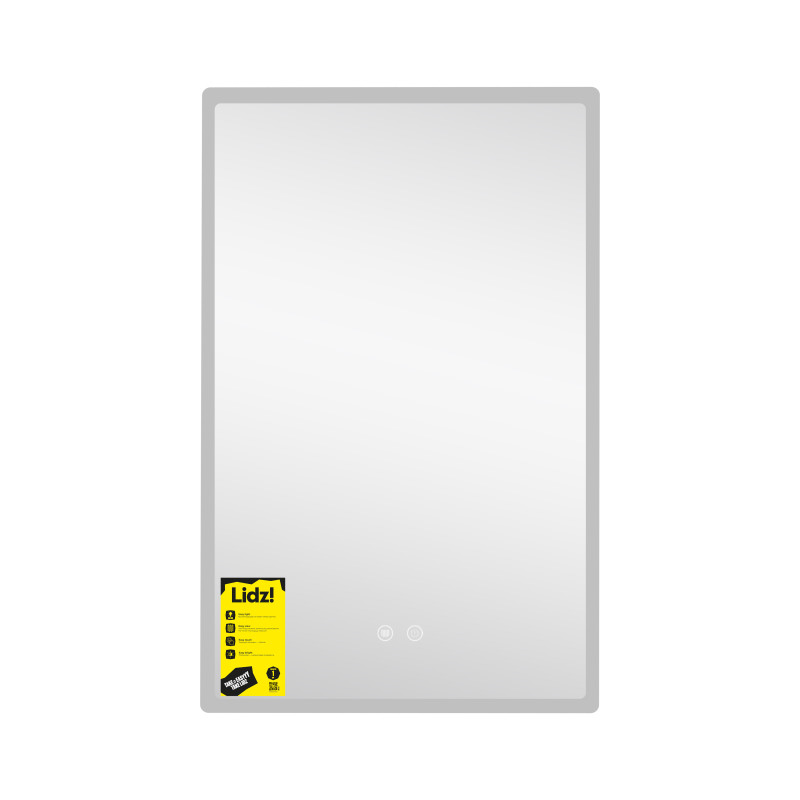 Дзеркало Lidz Orion (OR2) 500х800 з LED-підсвічуванням Touch, з антизапотіванням, з димером, рег. яскравості LDOR50080049291 SD00055415