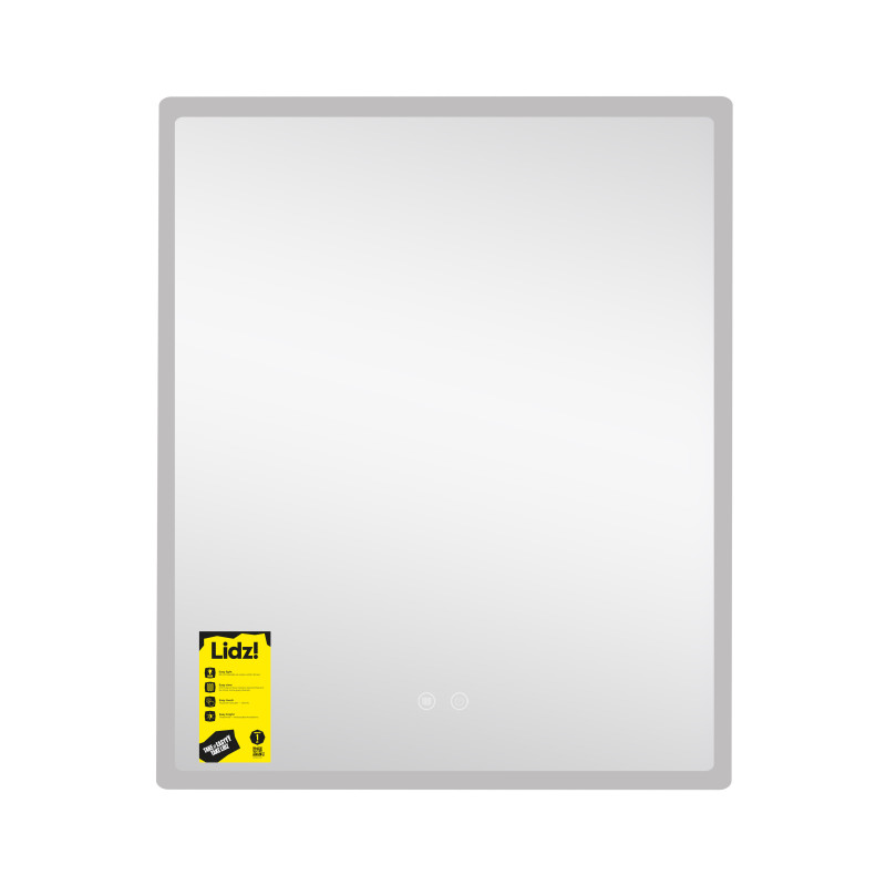 Дзеркало Lidz Orion (OR2) 700х800 з LED-підсвічуванням Touch, з антизапотіванням, з димером, рег. яскравості LDOR70080049293 SD00055417