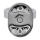 Lidz Дозатор для рідкого мила Oreo 0202 настінний LDORE0202CRM22084 Chrome