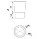 Lidz Склянка Oreo 0211 LDORE0211GCR37454 Frost