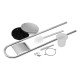 Lidz Йоржик Oreo 0507 підлоговий (матове скло) LDORE0507CRM32480 Chrome
