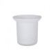 Lidz Колба для йоржика Oreo 0520 (матове скло) LDORE0520CRM37455 Chrome