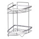 Lidz Полиця кутова Oreo 0605 2 ярусна LDORE0605CRM32483 Chrome