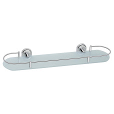 Lidz Полка універсальна Oreo 0902 скляна (52*16 см) LDORE0902CRM22179 Chrome