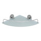 Lidz Полиця кутова Oreo 1001 скляна LDORE1001CRM22180 Chrome