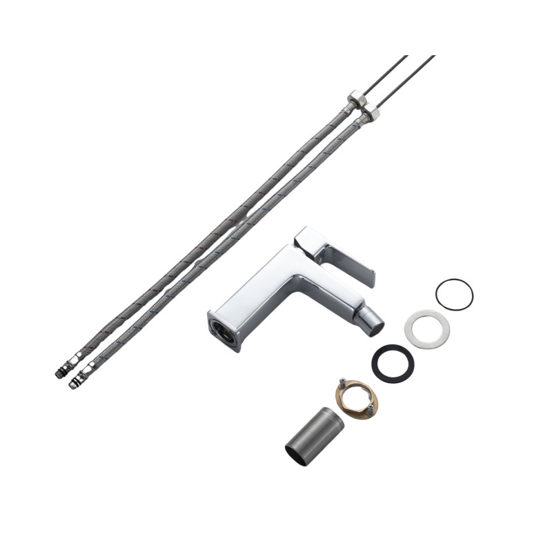 Змішувач латунний для біде Lidz Orion 001AF (k25) LDORI001AFCRM48095 Chrome SD00054219