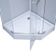 Lidz Душова кабіна Dozorca SC90x90.CRM.LOW.TR, скло прозоре 6 мм