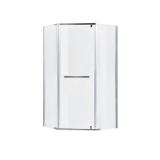 Душова кабіна Lidz Dozorca SC90x90.CRM.LOW.TR, скло прозоре 6 мм без піддона SD00047604