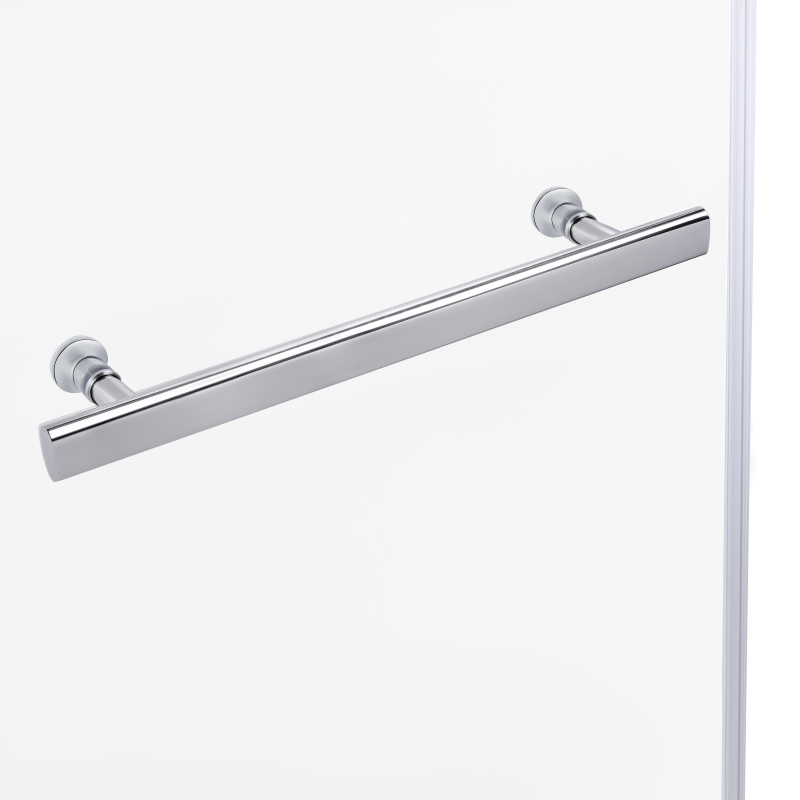 Душова кабіна Lidz Dozorca SC90x90.CRM.LOW.TR, скло прозоре 6 мм без піддона SD00047604