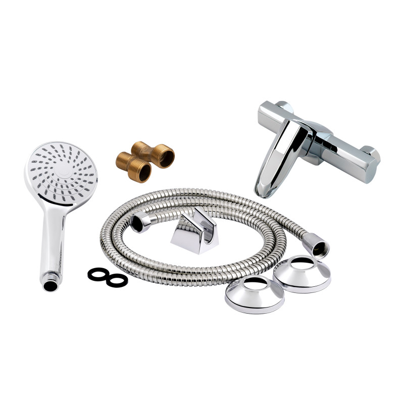 Lidz Змішувач для душу Sofi 010 (з душовим гарнітуром) (k35) LDSOF010CRM29156 Chrome
