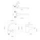 Lidz Набір змішувачів Tani (001F1+0052+007F)