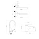 Lidz Набір змішувачів Tani (001F1+0052+008F4)