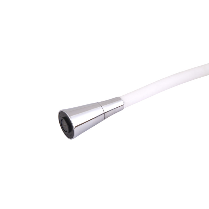 Lidz Змішувач для кухні Tani 007F3 з гнучким виливом (k40) LDTAN007F3WCR40423 White / Chrome
