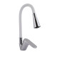 Lidz Змішувач для кухні Tani 008F3 з гнучким виливом (k40) LDTAN008F3WCR37037 White / Chrome