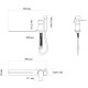 Lidz Змішувач з приставкою для біде Tani 024 (k40) LDTAN024CRM44974 Chrome