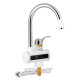 Lidz Проточний кран-водонагрівач кухонний для кухні Warm 058 LDWAR058WCR24985 White / Chrome