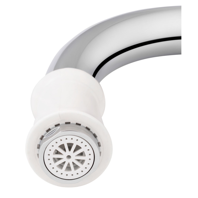Lidz Проточний кран-водонагрівач кухонний для кухні Warm 058 LDWAR058WCR24985 White / Chrome