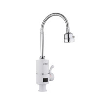 Проточний кран-водонагрівач для кухні на три режими Lidz Warm 062 LDWAR062WCR49099 White/Chrome SD00055223