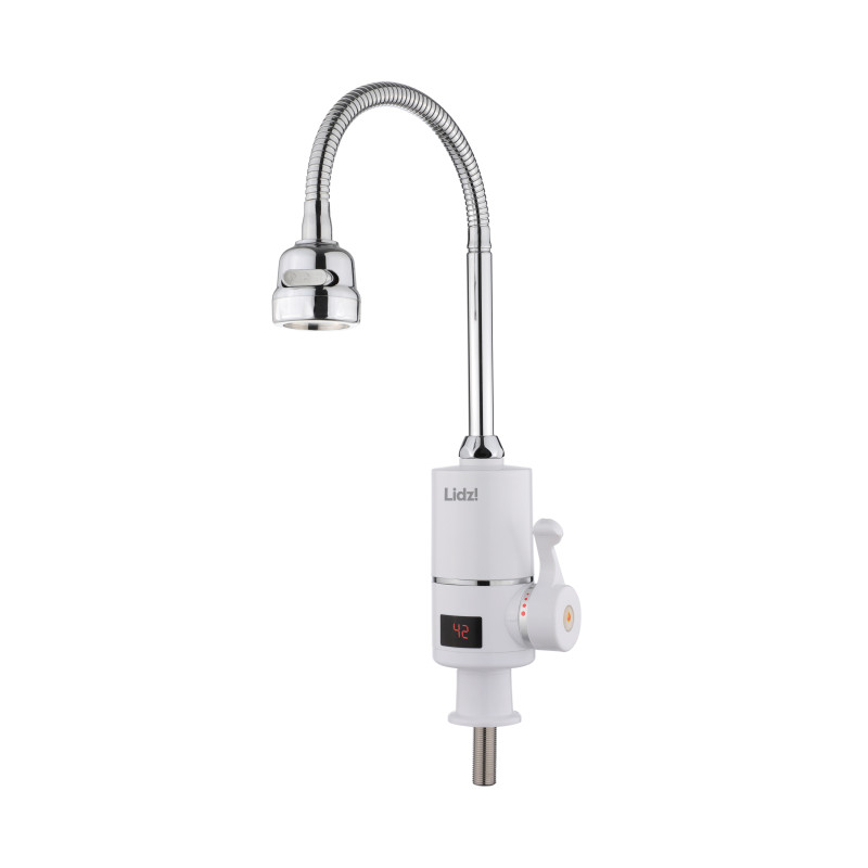 Проточний кран-водонагрівач для кухні на три режими Lidz Warm 062 LDWAR062WCR49099 White/Chrome SD00055223