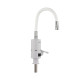 Проточний кран-водонагрівач з гнучким виливом для кухні Lidz Warm 065 LDWAR065WHI49097 White/White SD00055221