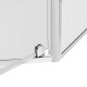 Qtap Душова кабіна Leo CRM10995-AC6 90х90 см, скло Clear, CalcLess, 6 мм без піддону (LEOCRM10995AC6)