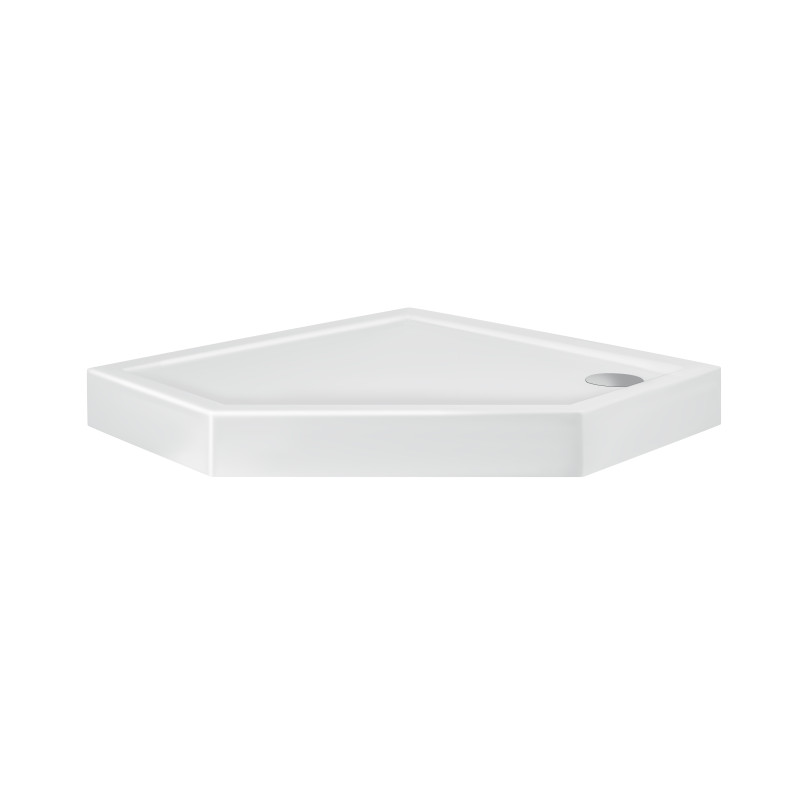 Qtap Набір Душова кабіна Leo CRM10995-AC6 Clear 2020x900x900 мм + піддон Diamond 309912 90x90x12 см з сифоном (LEOCRM10995AC6SET)