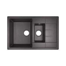 Lidz Кухонна мийка з додатковою чашею 780x495/200 BLA-03 (LIDZBLA03780495200)