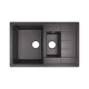 Lidz Кухонна мийка з додатковою чашею 780x495/200 BLA-03 (LIDZBLA03780495200)